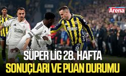 Süper Lig 28. hafta sonuçları ve puan durumu