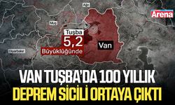 Van Tuşba’da 100 yıllık deprem sicili ortaya çıktı