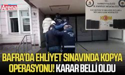 Bafra’da ehliyet sınavında kopya operasyonu! Karar belli oldu