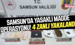 Samsun'da yasaklı madde operasyonu!