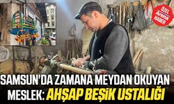 Samsun'da zamana meydan okuyan meslek: Ahşap beşik ustalığı