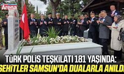 Türk Polis Teşkilatı 181 yaşında: Şehitler Samsun'da dualarla anıldı