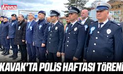 Kavak'ta Polis Haftası töreni