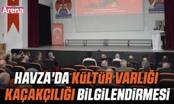 Havza'da kültür varlığı kaçakçılığı bilgilendirmesi