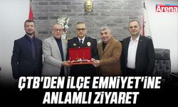 ÇTB'den İlçe Emniyet'ine anlamlı ziyaret