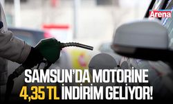 Samsun’da motorine 4,35 TL indirim geliyor!