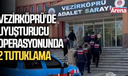Vezirköprü'de uyuşturucu operasyonunda 2 tutuklama