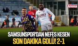 Samsunspor'dan nefes kesen son dakika golü! 2-1