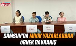 Samsun'da minik yazarlardan örnek davranış