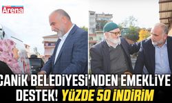 Canik Belediyesi'nden emekliye destek