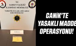 Canik'te yasaklı madde operasyonu!