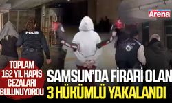 Samsun’da firari olan 3 hükümlü yakalandı