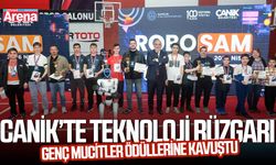 Canik’te teknoloji rüzgarı: Genç mucitler ödüllerine kavuştu