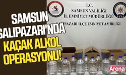 Samsun Salıpazarı'nda kaçak alkol operasyonu!