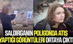 Saldırganın poligonda atış yaptığı görüntüleri ortaya çıktı