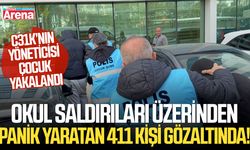 Okul saldırıları üzerinden panik yaratan 411 kişi gözaltında!