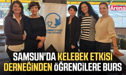 Samsun'da Kelebek Etkisi Derneğinden öğrencilere burs