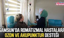 Samsun’da romatizmal hastalara ozon ve akupunktur desteği