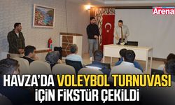Havza’da voleybol turnuvası için fikstür çekildi