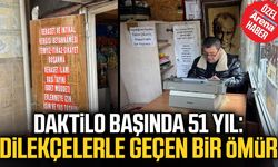 Daktilo başında geçen 51 yıl