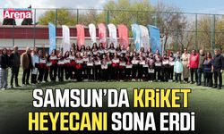 Samsun’da Kriket heyecanı sona erdi