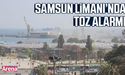 Samsun Limanı’nda toz alarmı