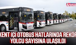 Samsun'da kent içi otobüs hatlarında rekor yolcu