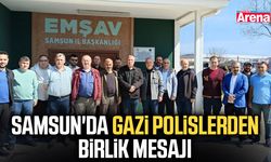 Samsun'da gazi polislerden birlik mesajı