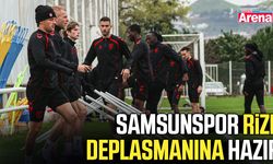 Samsunspor, Rize deplasmanına hazır