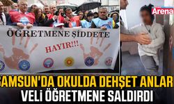 Samsun’da öğretmene saldırı tepki çekti!