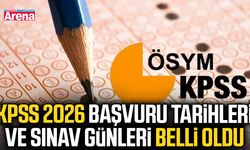 KPSS 2026 başvuru tarihleri ve sınav günleri belli oldu