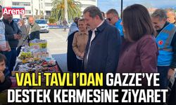 Vali Tavlı’dan Gazze’ye destek kermesine ziyaret
