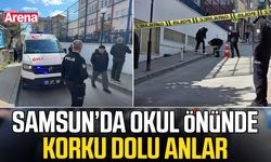 Samsun'da okul önünde silahlı saldırı! 2 yaralı