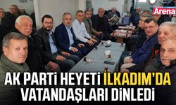 AK Parti heyeti İlkadım’da vatandaşları dinledi