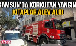 Samsun'daki balkon yangını paniğe neden oldu!
