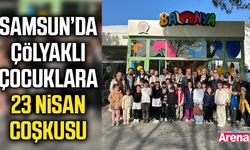 Samsun’da çölyaklı çocuklara 23 Nisan coşkusu