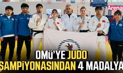OMÜ’ye Judo şampiyonasından 4 madalya