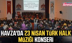 Havza'da 23 Nisan Türk Halk Müziği Konseri