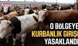O bölgeye kurbanlık girişi yasaklandı