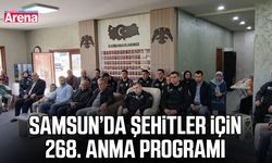 Samsun’da şehitler için 268. anma programı