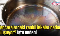 Tencerelerdeki renkli lekeler neden oluşuyor?
