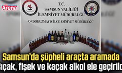 Samsun'da alkollü sürücüye polis engeli