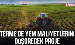 Terme'de yem maliyetlerini düşürecek proje
