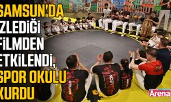 Samsun'da izlediği filmden etkilendi, spor okulu kurdu