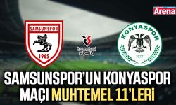 Samsunspor’un Konyaspor maçı muhtemel 11’leri