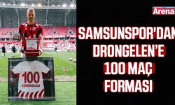 Samsunspor'dan Drongelen’e 100 maç forması