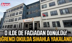 O ilde de okulda silahlı öğrenci yakalandı!