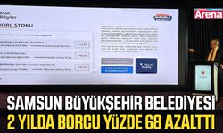 Samsun Büyükşehir Belediyesi 2 yılda borcu yüzde 68 azalttı