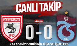 Samsunspor 0-0 Trabzonspor maçı CANLI ANLATIM