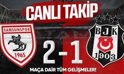 Samsunspor 2 - 1 Beşiktaş maçının detayları